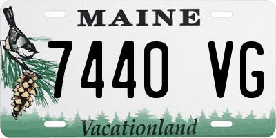 ME license plate 7440VG