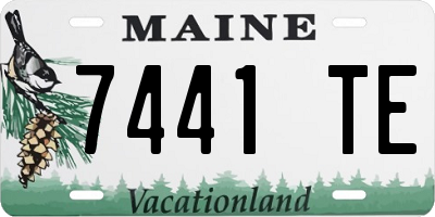 ME license plate 7441TE