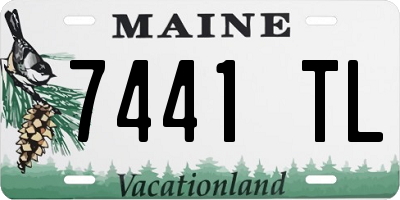 ME license plate 7441TL