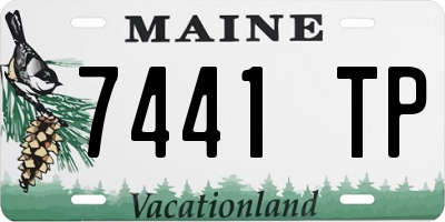 ME license plate 7441TP