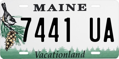 ME license plate 7441UA
