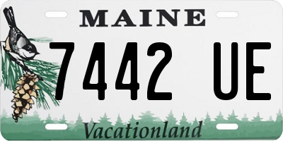 ME license plate 7442UE