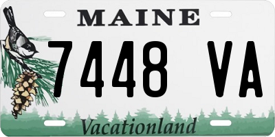 ME license plate 7448VA