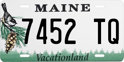 ME license plate 7452TQ