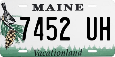 ME license plate 7452UH