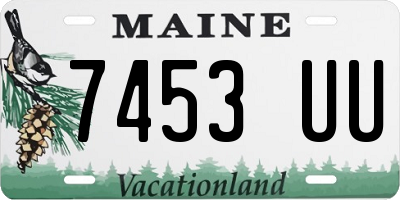 ME license plate 7453UU