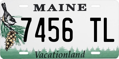 ME license plate 7456TL