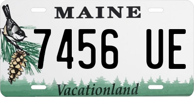 ME license plate 7456UE