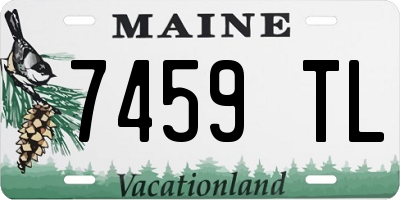 ME license plate 7459TL