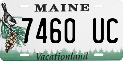 ME license plate 7460UC