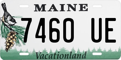 ME license plate 7460UE