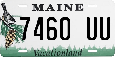 ME license plate 7460UU