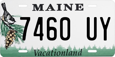 ME license plate 7460UY