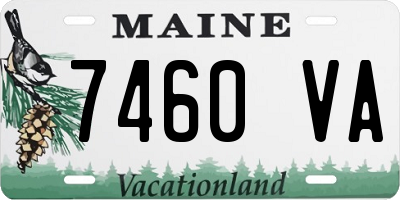 ME license plate 7460VA
