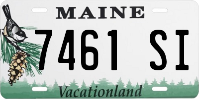 ME license plate 7461SI