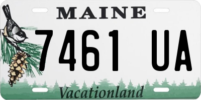 ME license plate 7461UA
