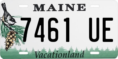 ME license plate 7461UE