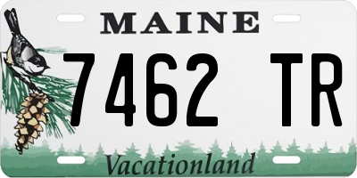 ME license plate 7462TR