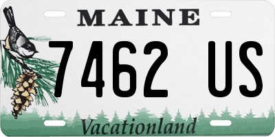 ME license plate 7462US
