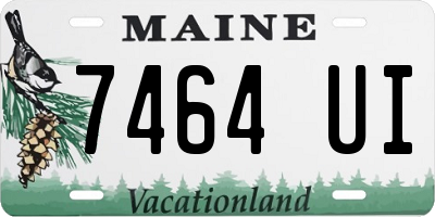 ME license plate 7464UI
