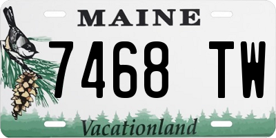 ME license plate 7468TW