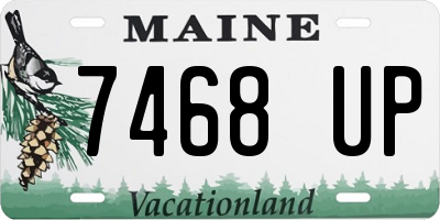 ME license plate 7468UP