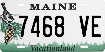 ME license plate 7468VE