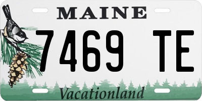 ME license plate 7469TE