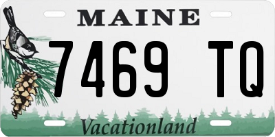 ME license plate 7469TQ