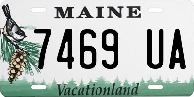 ME license plate 7469UA