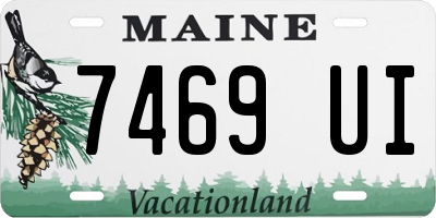 ME license plate 7469UI
