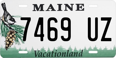 ME license plate 7469UZ
