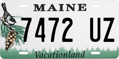 ME license plate 7472UZ