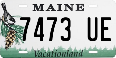 ME license plate 7473UE