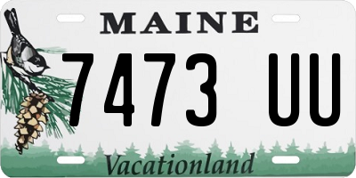 ME license plate 7473UU