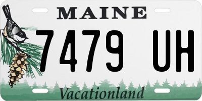 ME license plate 7479UH
