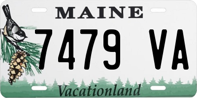 ME license plate 7479VA