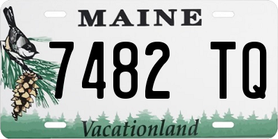 ME license plate 7482TQ