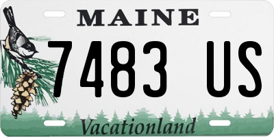 ME license plate 7483US