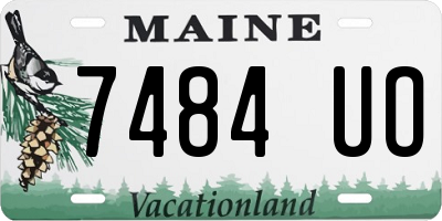 ME license plate 7484UO