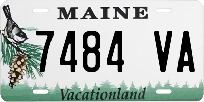 ME license plate 7484VA