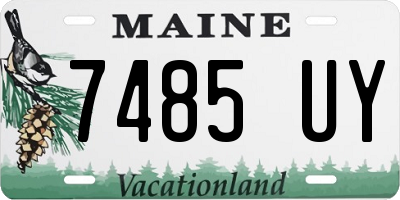 ME license plate 7485UY