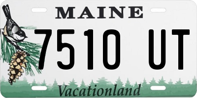 ME license plate 7510UT