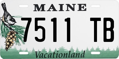 ME license plate 7511TB