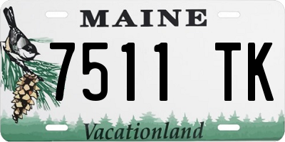 ME license plate 7511TK