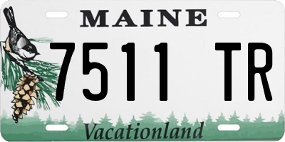 ME license plate 7511TR