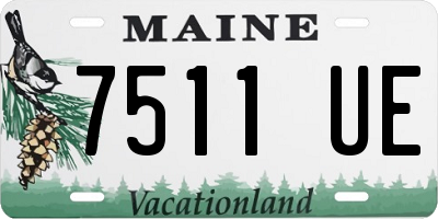 ME license plate 7511UE