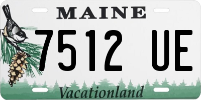 ME license plate 7512UE