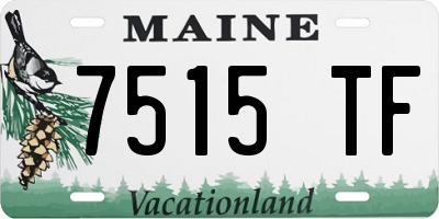 ME license plate 7515TF