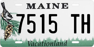 ME license plate 7515TH